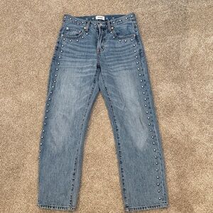 Pistola LEXI MID RISE BOWED STRAIGHT JEAN light wash 25